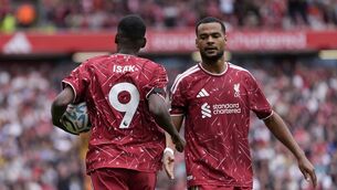 <p>Liverpool head coach Andoni Iraola has ruled Alexander Isak and Cody Gakpo out of the Manchester City clash. Pic: Peter Byrne/PA Wire.</p>