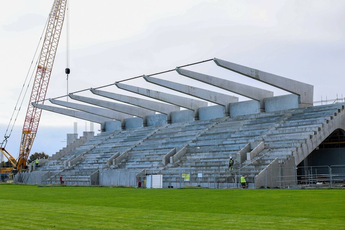 Pairc Tailteann redevelopment continues. Pic: Paula Greif, sportsaction.ie. Pairc Tailteann redevelopment continues. Pic: Paula Greif, sportsaction.ie.