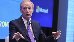 <p>Microsoft president Brad Smith is one of the world business leaders who will speak at the International AI Summit on Wednesday. File picture: Virginia Mayo/AP</p> <p>Microsoft president Brad Smith is one of the world business leaders who will speak at the International AI Summit on Wednesday. File picture: Virginia Mayo/AP</p>