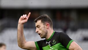 <p>POINTING UP: Brian Murphy reacts to a point scored by him for Nemo against Carrigaline at SuperValu Pairc Ui Chaoimh. Pic: Larry Cummins</p> <p>POINTING UP: Brian Murphy reacts to a point scored by him for Nemo against Carrigaline at SuperValu Pairc Ui Chaoimh. Pic: Larry Cummins</p>