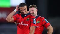 Shay McCarthy and Sean O'Brien dejected after the game 10/10/2026