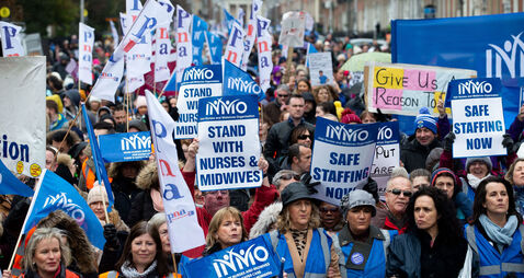 Nurses rally in Dublin