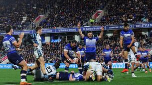 <p>HOME COMFORTS: Leinster's Jamie Osborne scores his side’s fifth try in their win over Cardiff at the newly recast Laya Arena (formerly RDS) in Dublin. Pic: Ben Brady, Inpho</p> <p>HOME COMFORTS: Leinster's Jamie Osborne scores his side’s fifth try in their win over Cardiff at the newly recast Laya Arena (formerly RDS) in Dublin. Pic: Ben Brady, Inpho</p>