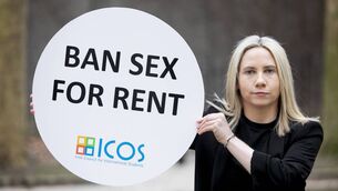 <p>Labour senator Laura Harmon campaigning for legislation on sex for rent. Picture: Gareth Chaney </p> <p>Labour senator Laura Harmon campaigning for legislation on sex for rent. Picture: Gareth Chaney </p>