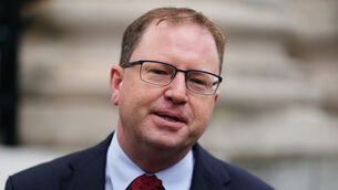 <p>Higher education minister James Lawless: 'Come in and talk. Come in to the table. There’s a table waiting for you, and Government is ready to meet you'. Picture: Brian Lawless</p>