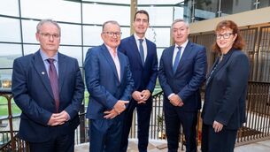 <p>Kinsale Budget Breakfast Briefing 2027: Cormac Fitzgerald, conference chair and founder; economist Jim Power; Minister Jack Chambers, TD, MEP Billy Kelleher and Ann Marie O'Sullivan, MC and event host at Kinsale Hotel & Spa. Picture: John Allen</p> <p>Kinsale Budget Breakfast Briefing 2027: Cormac Fitzgerald, conference chair and founder; economist Jim Power; Minister Jack Chambers, TD, MEP Billy Kelleher and Ann Marie O'Sullivan, MC and event host at Kinsale Hotel & Spa. Picture: John Allen</p>