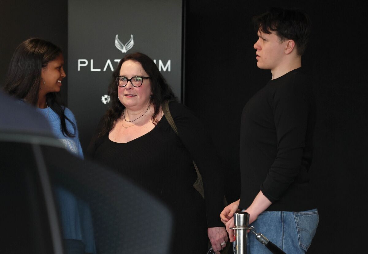 Robert Pether’s wife Desree and son Oscar leave Dublin Airport. Photo: Clodagh Kilcoyne/PA Wire Robert Pether’s wife Desree and son Oscar leave Dublin Airport. Photo: Clodagh Kilcoyne/PA Wire
