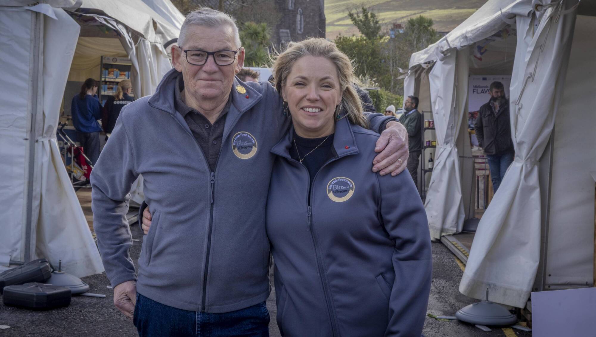 Artie Clifford, chair, and Fallon Moore, event co-ordinator, Blas na hÉireann, in Dingle at the 2025 awards weekend. 