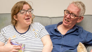 <p> Before We Die campaign founder Tony Murray, 71, with his 42-year-old daughter Aoife, who has an intellectual disability. Picture: Neil Michael</p>