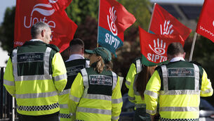 <p>Members and supporters of Siptu and Unite unions on a picket line earlier this year. Tens of thousands of public sector workers are set to strike on Wednesday. File picture: Liam McBurney/PA</p> <p>Members and supporters of Siptu and Unite unions on a picket line earlier this year. Tens of thousands of public sector workers are set to strike on Wednesday. File picture: Liam McBurney/PA</p>