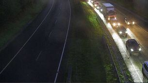 <p>M8 on Tuesday morning</p> <p>M8 on Tuesday morning</p>