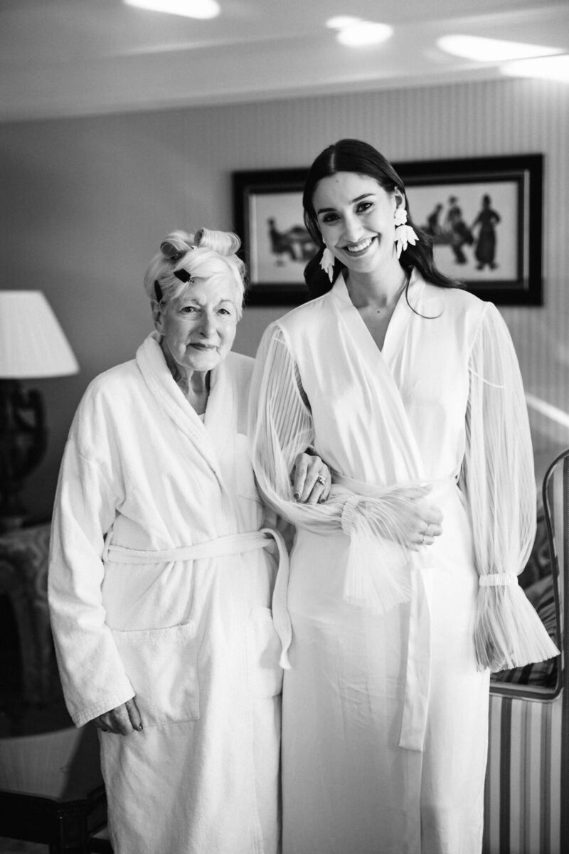 My granny thought all my bridesmaids were there to serve her. We laughed so much at that. Picture: Gareth Lima Conlon My granny thought all my bridesmaids were there to serve her. We laughed so much at that. Picture: Gareth Lima Conlon