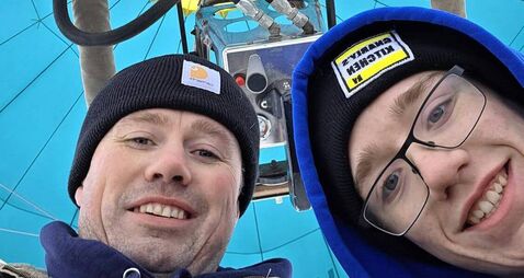 My Life with hot air balloon pilot Mark O’Neill: I got my flying licence shortly after my driving licence