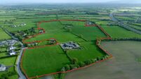 21ac and 32ac land parcels fetch €60k/ac and €40k/ac at auctions in Kildare