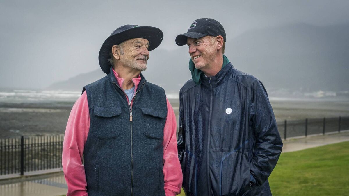 Bill Murray with his friend Tom Coyne, the author whose book inspired the new series. Bill Murray with his friend Tom Coyne, the author whose book inspired the new series.