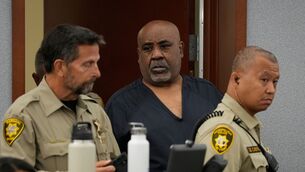 Duane Davis was sentenced over the rapper’s death 30 years ago (Pool/AP)