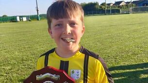 <p>Callum English, who died alongside his parents Philip and Kim English and brother Jayden following an arson attack on their home in Waterford. Picture credit: Johnville FC</p> <p>Callum English, who died alongside his parents Philip and Kim English and brother Jayden following an arson attack on their home in Waterford. Picture credit: Johnville FC</p>