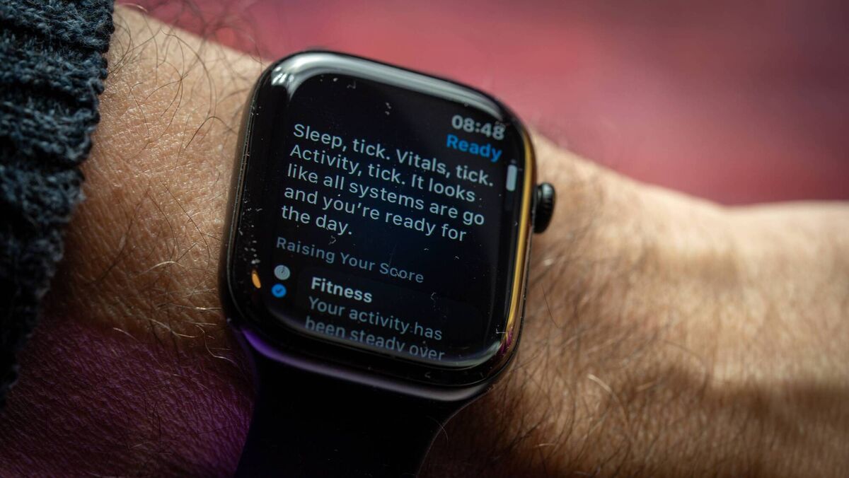 The new Readiness app analyses your recent activity, vitals, and sleep to give you a clear score and recommendation on how to approach the day. Picture: Noel Campion