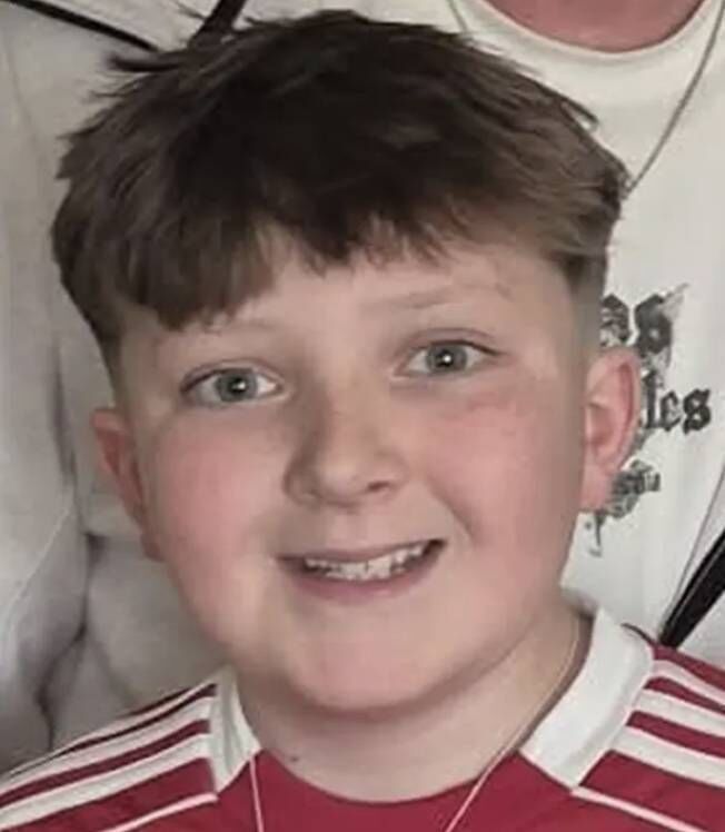 Callum English who died in the house fire.