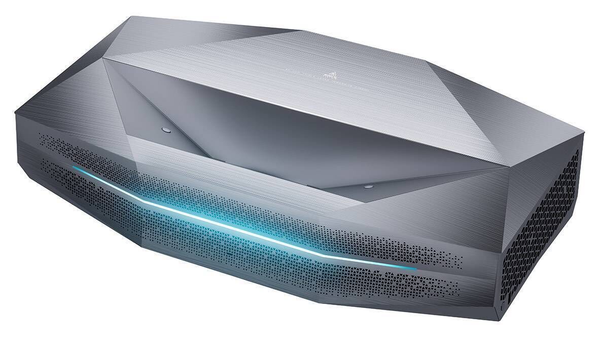 The AWOL Aetherion Max features a futuristic light stripe on the front panel and a stylish gunmetal finish. Picture: AWOL. The AWOL Aetherion Max features a futuristic light stripe on the front panel and a stylish gunmetal finish. Picture: AWOL.