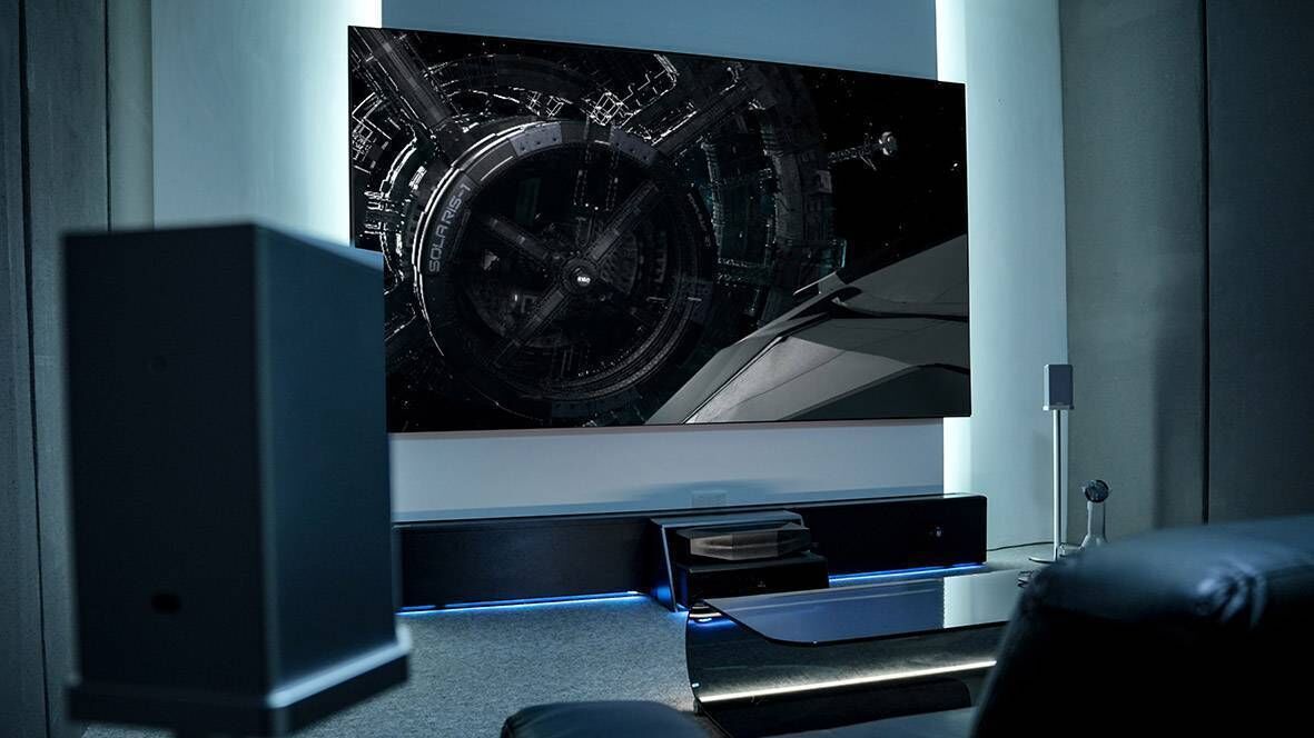 In a darkened room, the AWOL Aetherion Max delivers deep blacks and rich colours for an immersive movie experience. Picture: AWOL. In a darkened room, the AWOL Aetherion Max delivers deep blacks and rich colours for an immersive movie experience. Picture: AWOL.