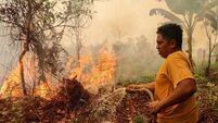 INDONESIA-POLLUTION-ENVIRONMENT-FIRE