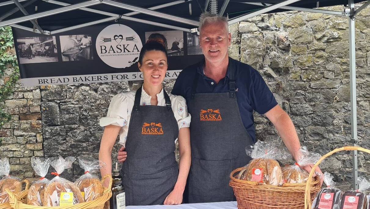 Sarah Steen and John Mallon of Baska Bakery. 