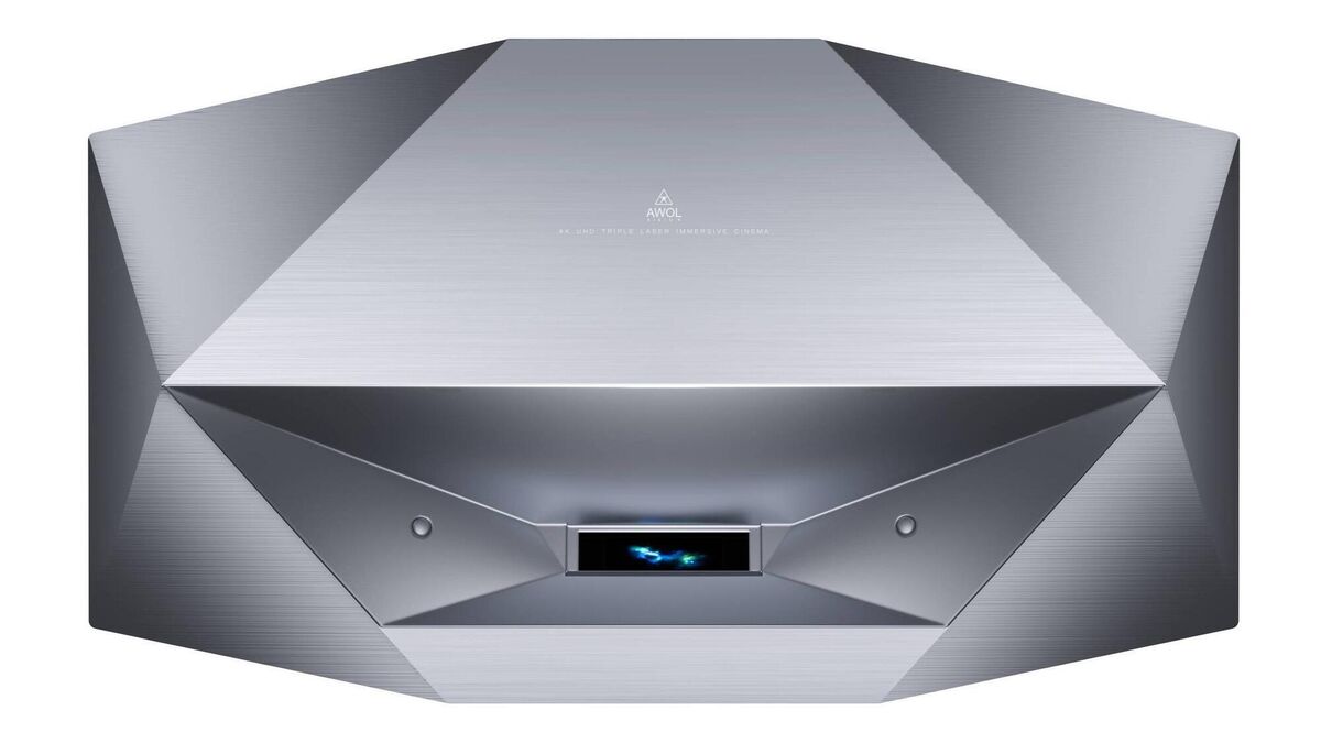 The AWOL Aetherion Max has a motorised lens cover that automatically opens and closes for protection. Picture: AWOL. The AWOL Aetherion Max has a motorised lens cover that automatically opens and closes for protection. Picture: AWOL.