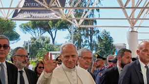 Pope Leo went into hospital for surgery earlier this week (Alessandra Tarantino/AP) Pope Leo went into hospital for surgery earlier this week (Alessandra Tarantino/AP)
