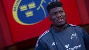 <p>Munster's Edwin Edogbo. Pic: Tom O'Hanlon/Inpho</p> <p>Munster's Edwin Edogbo. Pic: Tom O'Hanlon/Inpho</p>