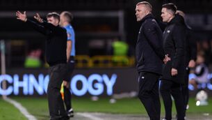 <p>Bohemians Manager Alan Reynolds during the game with Rovers. Pic: ©INPHO/Ben Brady</p> <p>Bohemians Manager Alan Reynolds during the game with Rovers. Pic: ©INPHO/Ben Brady</p>