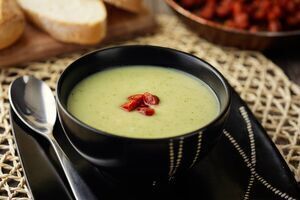 Forager’s Soup with Optional Chorizo Lardons