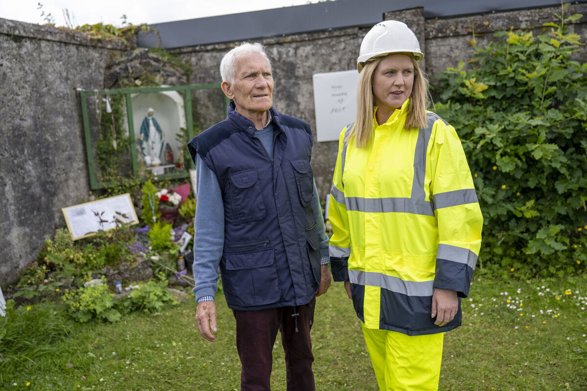 Survivor Peter Mulryan with Selina Brogan from ODAIT in 2025 ahead of the excavation of the site of the former mother and baby institution in Tuam, Co Galway. File picture: Andrew Downes/ODAIT/PA Survivor Peter Mulryan with Selina Brogan from ODAIT in 2025 ahead of the excavation of the site of the former mother and baby institution in Tuam, Co Galway. File picture: Andrew Downes/ODAIT/PA