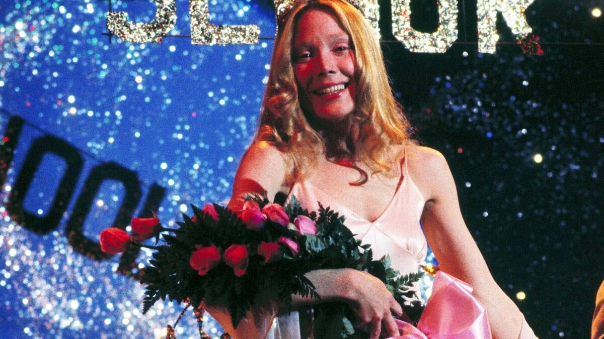 Sissy Spacek putting in her star turn in the original 'Carrie'. Sissy Spacek putting in her star turn in the original 'Carrie'.