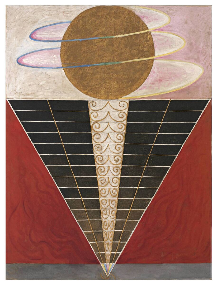 Hilma af Klint, Altarpiece/Altarbilder, Grupp X, nr 2. Hilma af Klint, Altarpiece/Altarbilder, Grupp X, nr 2.