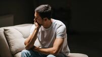 Depressed young man