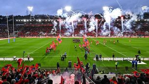 <p>Munster face Racing 92 at Páirc Uí Chaoimh in the Champions Cup 10 years on from the death of Anthony Foley. Pic: Sam Barnes/Sportsfile</p> <p>Munster face Racing 92 at Páirc Uí Chaoimh in the Champions Cup 10 years on from the death of Anthony Foley. Pic: Sam Barnes/Sportsfile</p>