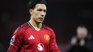 <p>Manchester United's Lisandro Martinez.</p>