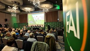 <p>The FAI have announced their upcoming Annual General Meeting will be held in Cork for the first time in eight years. Pic: Stephen McCarthy/Sportsfile.</p> <p>The FAI have announced their upcoming Annual General Meeting will be held in Cork for the first time in eight years. Pic: Stephen McCarthy/Sportsfile.</p>