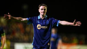 <p>Daniel Kelly scored an 84th minute winner for Shelbourne against St Patrick's Athletic. Pic: Ben McShane/Sportsfile</p>