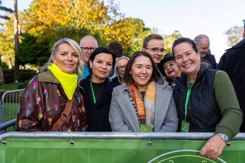 Early birds, Doirreann Healy, Rachel Healy, Jessica Lynch and Kelly Cunnion, ahead of the posse in the audience que ahead of their NBC’s today show which is broadcast live from Sheen Falls hotel in Kenmare Co. Kerry today. Picture: Noel Sweeney Early birds, Doirreann Healy, Rachel Healy, Jessica Lynch and Kelly Cunnion, ahead of the posse in the audience que ahead of their NBC’s today show which is broadcast live from Sheen Falls hotel in Kenmare Co. Kerry today. Picture: Noel Sweeney