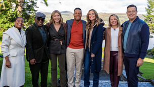<p>NBC Today anchors, Sheinelle Jones, Al Roker, Jenna Bush Hager, Craig Melvin, Savannah Guthrie, Dylan Dreyer, and Carson Daly at Sheen Falls for a live broadcast of the show from Kenmare co.Kerry. Picture: Noel Sweeney</p> <p>NBC Today anchors, Sheinelle Jones, Al Roker, Jenna Bush Hager, Craig Melvin, Savannah Guthrie, Dylan Dreyer, and Carson Daly at Sheen Falls for a live broadcast of the show from Kenmare co.Kerry. Picture: Noel Sweeney</p>