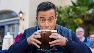 <p>NBC Today host Carson Daly enjoys a triple helping of Guinness as part of NBC’s today show which is broadcast live from Sheen Falls hotel in Kenmare Co. Kerry today. Picture: Noel Sweeney</p> <p>NBC Today host Carson Daly enjoys a triple helping of Guinness as part of NBC’s today show which is broadcast live from Sheen Falls hotel in Kenmare Co. Kerry today. Picture: Noel Sweeney</p>