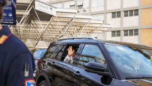 The Pope has left Rome’s Agostino Gemelli Polyclinic (AP) The Pope has left Rome’s Agostino Gemelli Polyclinic (AP)
