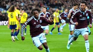 <p>Johan Manzambi scored a first half for Aston Villa against Newcastle. Pic: David Davies/the Press Association.</p> <p>Johan Manzambi scored a first half for Aston Villa against Newcastle. Pic: David Davies/the Press Association.</p>