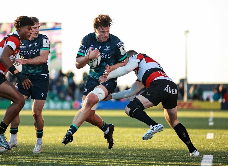 Cian Prendergast also scored two tries for Connacht. Pic: Thomas Flinkow/Sportsfile Cian Prendergast also scored two tries for Connacht. Pic: Thomas Flinkow/Sportsfile
