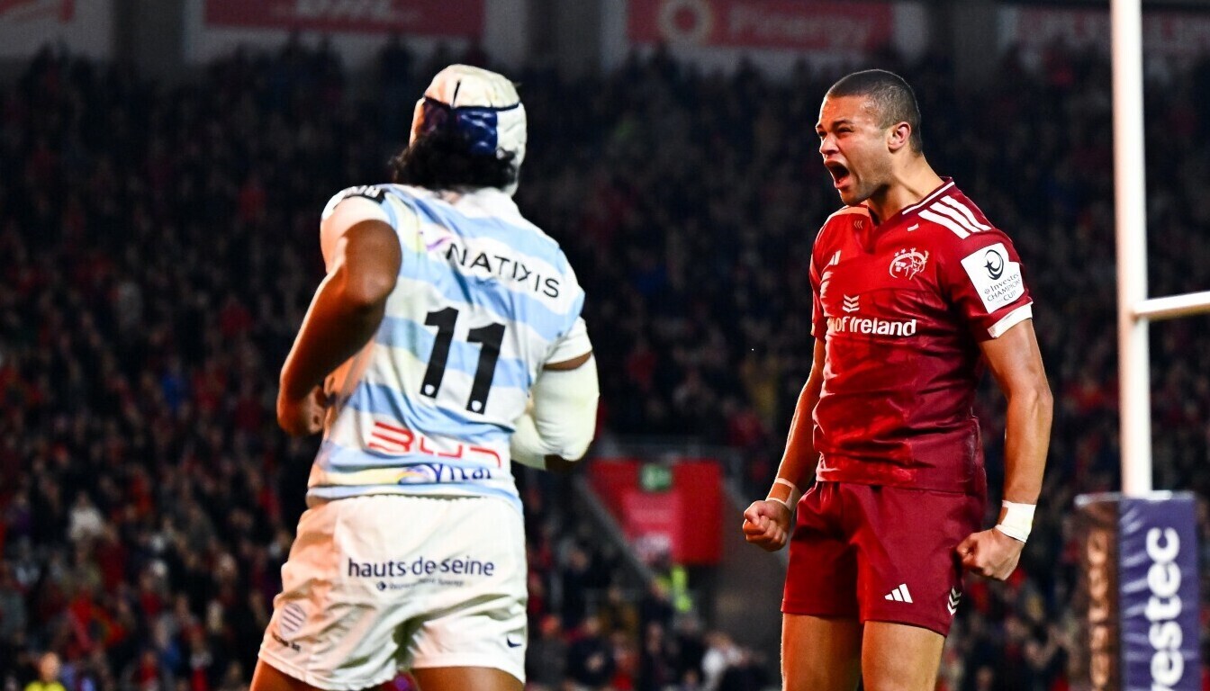 Munster v Racing 92, Champions Cup, live minute