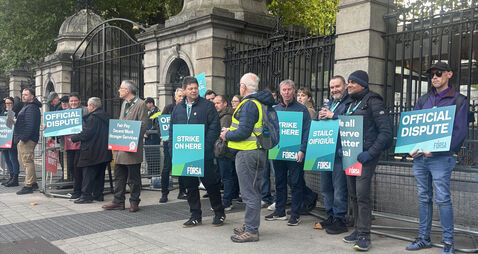 Oireachtas staff strike