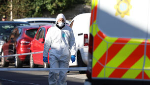 <p>Garda technical bureau pictured at the scene on Blackhorse Avenue,Co Dublin…</p> <p>Garda technical bureau pictured at the scene on Blackhorse Avenue,Co Dublin…</p>
