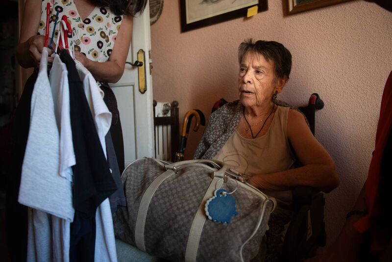 The late María del Carmen Abascal, whose eviction after more than 70 years in her home sparked national protests in Spain in September. Picture: Fernando Sanchez/Europa Press via Getty The late María del Carmen Abascal, whose eviction after more than 70 years in her home sparked national protests in Spain in September. Picture: Fernando Sanchez/Europa Press via Getty